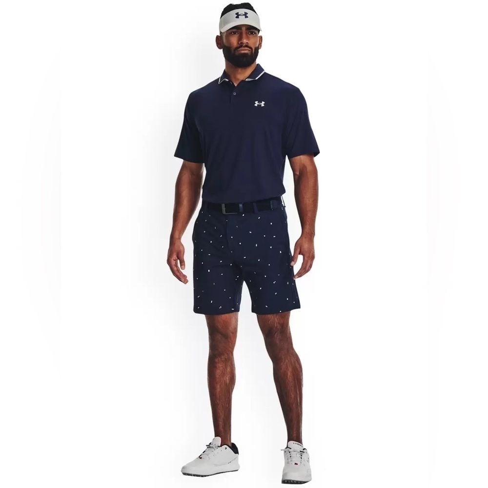 Under Armor Men ISO-Chill printed Mid-rise‎ sports shorts 30
